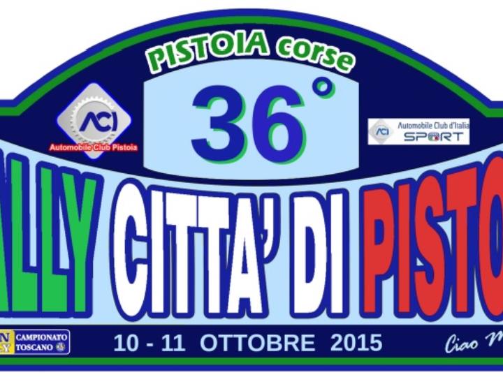 Il 36° Rally Città di Pistoia, in programma per il 10 ed 11 ottobre